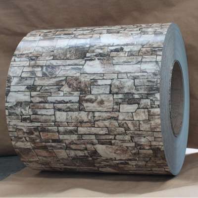 china supplier wooden pattern color coated aluminum coil