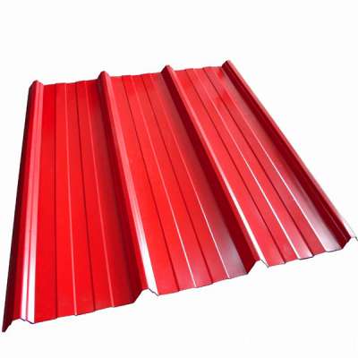 hot sale PPGI roofing sheet china supplier long span color coated corrugated steel roofing sheet